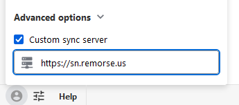 Choosing the custom server